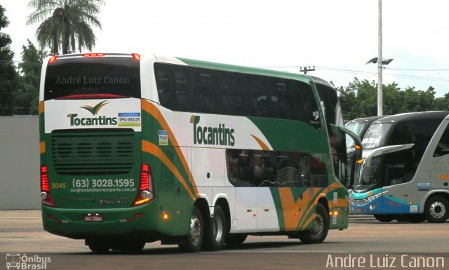 Tocantins Transportes e Turismo 3045 na cidade de Goiânia, Goiás, Brasil, por André Luiz Canon. ID da foto: 5111289.