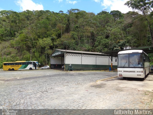 Empresa Gontijo de Transportes 9690 na cidade de Manhuaçu, Minas Gerais, Brasil, por Gilberto Martins. ID da foto: 5112191.