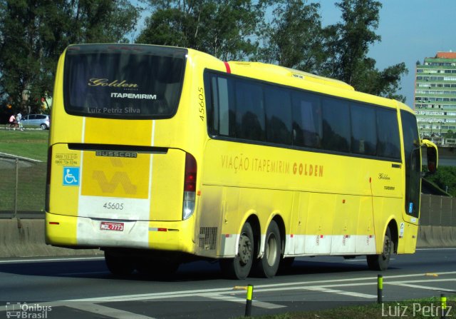 Viação Itapemirim 45605 na cidade de Resende, Rio de Janeiro, Brasil, por Luiz Petriz. Número da foto: #5164748.