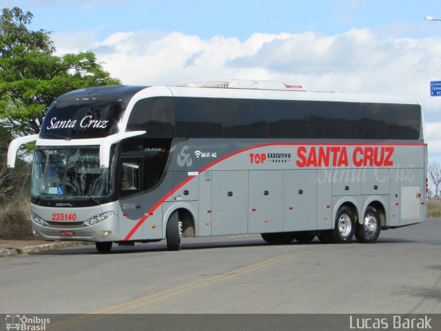 Viação Santa Cruz 235140 na cidade de Alfenas, Minas Gerais, Brasil, por Lucas Elson de Oliveira. Número da foto: #5163220.