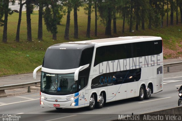 Auto Viação Catarinense 3704 na cidade de Barueri, São Paulo, Brasil, por Michael  Alberto Vieira. ID da foto: 5165194.