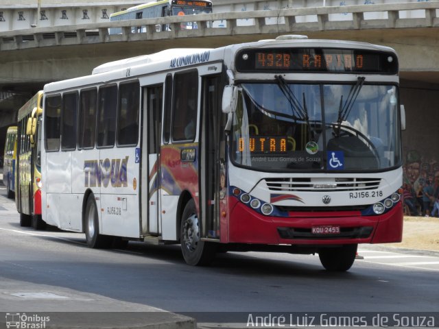 Transportadora Tinguá RJ 156.218 na cidade de Rio de Janeiro, Rio de Janeiro, Brasil, por André Luiz Gomes de Souza. Número da foto: #5164897.