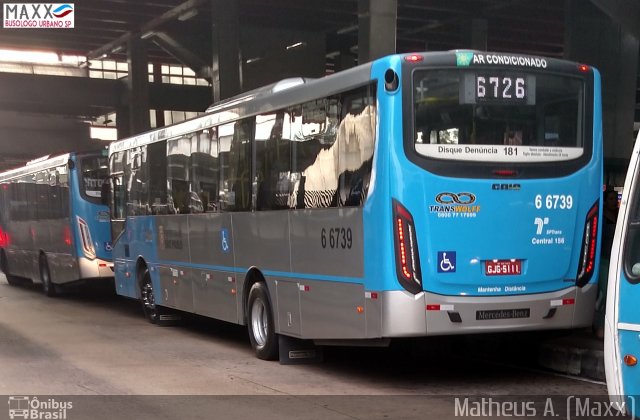 Transwolff Transportes e Turismo 6 6739 na cidade de São Paulo, São Paulo, Brasil, por Matheus Ariel. Número da foto: #5164736.