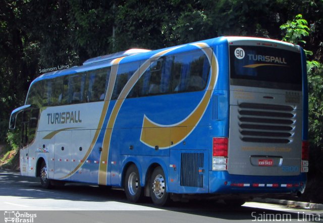 Turispall Transporte e Turismo 5300 na cidade de Viana, Espírito Santo, Brasil, por Saimom  Lima. ID da foto: 5165389.