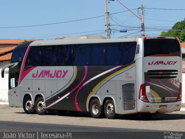 Viação Jam Joy 8714 na cidade de Teresina, Piauí, Brasil, por João Victor. ID da foto: 5186559.