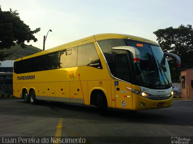 Viação Itapemirim 60771 na cidade de Niterói, Rio de Janeiro, Brasil, por Luan Pereira do Nascimento. ID da foto: 5186034.