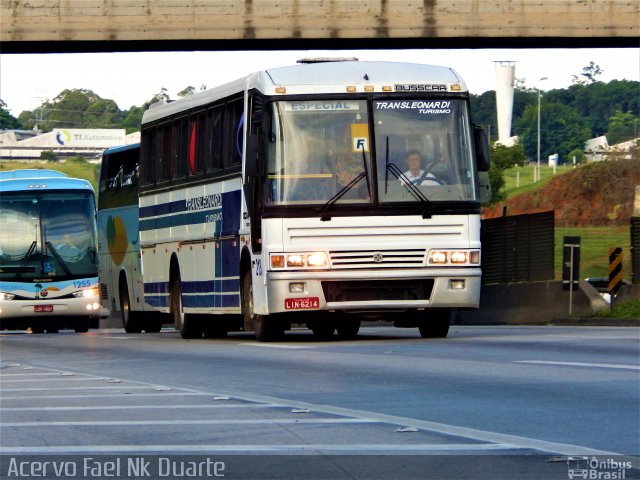 TransLeonardi Turismo 6214 na cidade de São José dos Campos, São Paulo, Brasil, por Raphael José da Silva. ID da foto: 5187141.