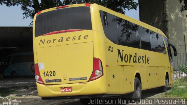 Viação Nordeste 1420 na cidade de João Pessoa, Paraíba, Brasil, por Jefferson Nunes. Número da foto: #5186907.