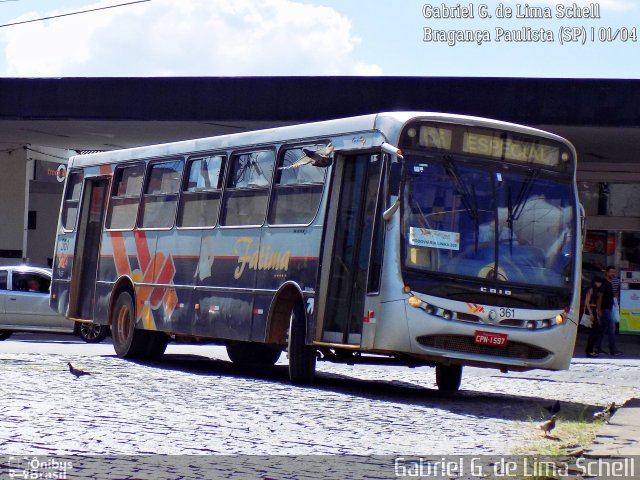 Nossa Senhora de Fátima Auto Ônibus 361 na cidade de Bragança Paulista, São Paulo, Brasil, por Gabriel Giacomin de Lima. Número da foto: #5186866.
