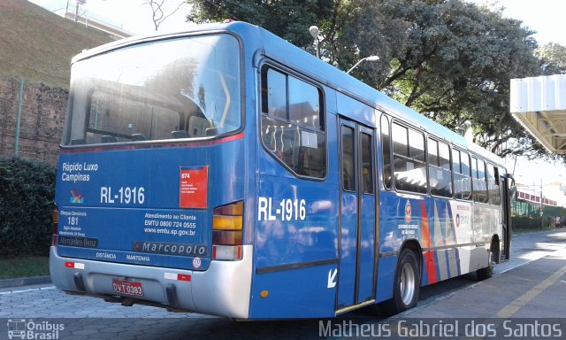 Rápido Campinas RL-1916 na cidade de Valinhos, São Paulo, Brasil, por Matheus Gabriel dos Santos. Número da foto: #5186675.