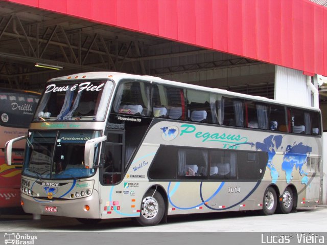 Pegasus Tur Turismo 7014 na cidade de São Paulo, São Paulo, Brasil, por Lucas Vieira. Número da foto: #5187464.