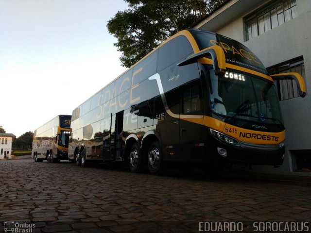 Expresso Nordeste 5415 na cidade de Campo Mourão, Paraná, Brasil, por EDUARDO - SOROCABUS. Número da foto: #5188522.