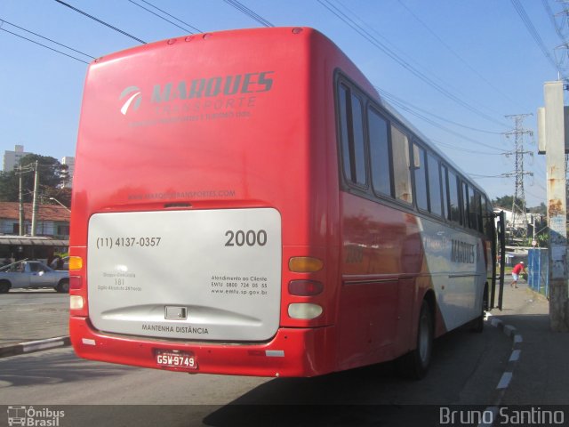 Marques Transportes 2000 na cidade de Taboão da Serra, São Paulo, Brasil, por Bruno Santino. Número da foto: #5188519.