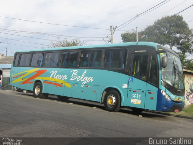 Nova Belga Transportadora Turística 3039 na cidade de Taboão da Serra, São Paulo, Brasil, por Bruno Santino. Número da foto: #5188528.