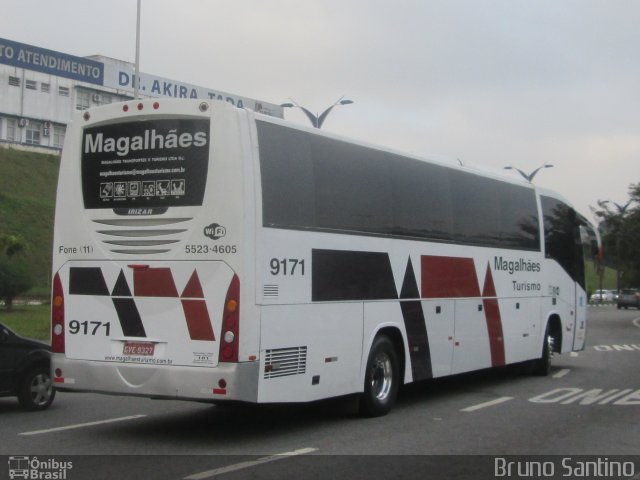 Magalhães Turismo 9171 na cidade de Taboão da Serra, São Paulo, Brasil, por Bruno Santino. Número da foto: #5188542.