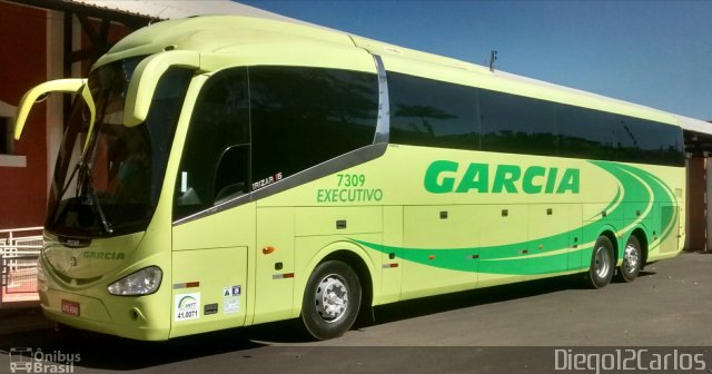 Viação Garcia 7309 na cidade de Tupã, São Paulo, Brasil, por Diego Carlos Oliveira. Número da foto: #5188694.