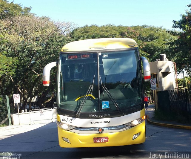 Viação Itapemirim 60775 na cidade de São Paulo, São Paulo, Brasil, por Jacy Emiliano. ID da foto: 5190431.