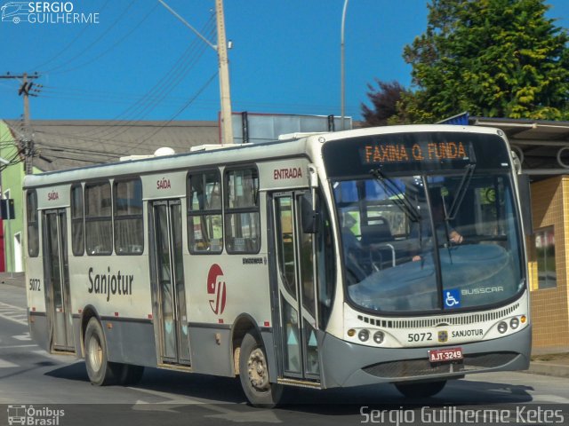 Auto Viação Sanjotur 5072 na cidade de São José dos Pinhais, Paraná, Brasil, por Sergio Guilherme Ketes. Número da foto: #5192209.