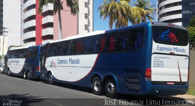 Expresso Macedo Viagens e Turismo 5280 na cidade de Teresina, Piauí, Brasil, por José Ribamar Lima Fernandes. ID da foto: 5190457.