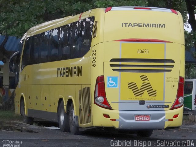Viação Itapemirim 60625 na cidade de Salvador, Bahia, Brasil, por Gabriel Bispo. Número da foto: #5191020.