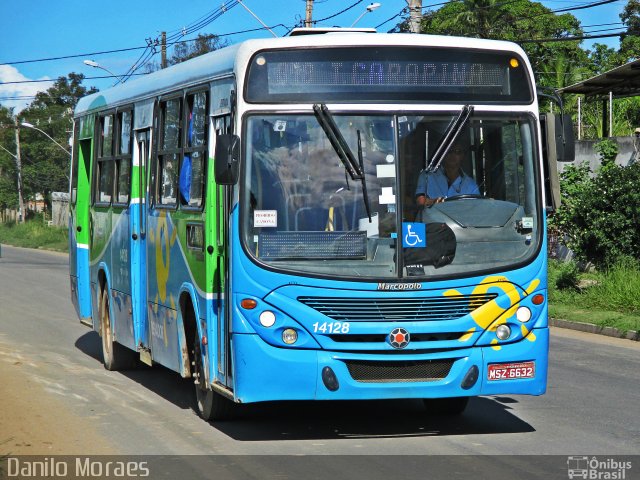 Serramar Transporte Coletivo 14128 na cidade de Serra, Espírito Santo, Brasil, por Danilo Moraes. Número da foto: #5192014.