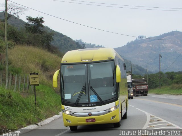 Viação Itapemirim 60753 na cidade de Timóteo, Minas Gerais, Brasil, por Joase Batista da Silva. ID da foto: 5192656.