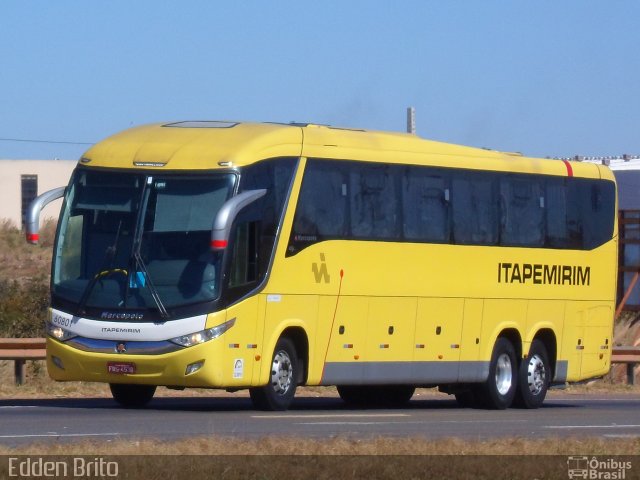 Viação Itapemirim 60801 na cidade de Anápolis, Goiás, Brasil, por Edden Brito. ID da foto: 5194308.