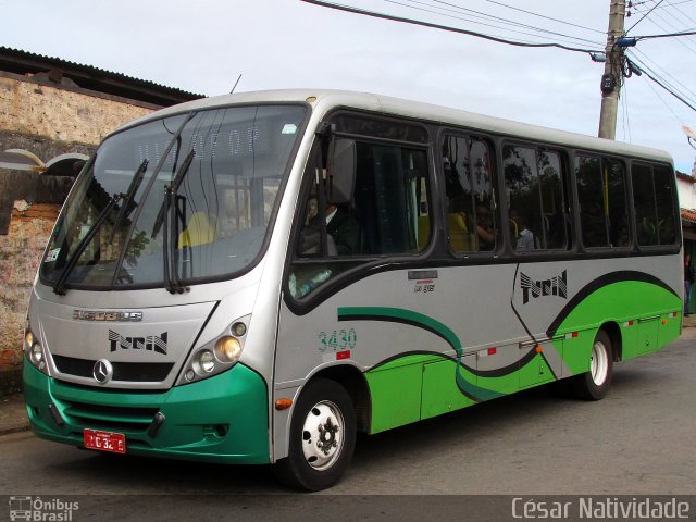 Turin Transportes 3430 na cidade de Ouro Preto, Minas Gerais, Brasil, por César Natividade. Número da foto: #5193673.