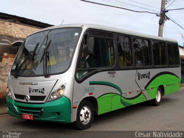 Turin Transportes 3430 na cidade de Ouro Preto, Minas Gerais, Brasil, por César Natividade. ID da foto: 5193673.