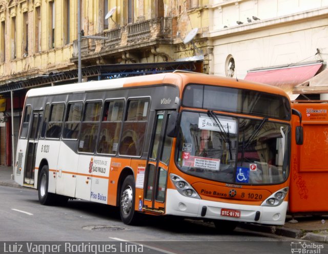 TRANSPPASS - Transporte de Passageiros 8 1020 na cidade de São Paulo, São Paulo, Brasil, por Luiz Vagner Rodrigues Lima. ID da foto: 5194524.