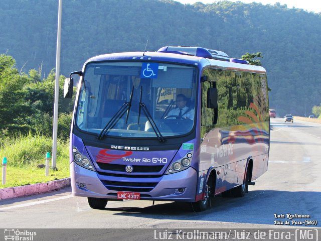 Twister Rio Transporte e Turismo 640 na cidade de Juiz de Fora, Minas Gerais, Brasil, por Luiz Krolman. ID da foto: 5195050.