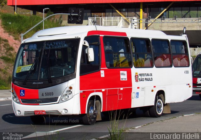Allibus Transportes 4 5089 na cidade de São Paulo, São Paulo, Brasil, por Leonardo Fidelli. Número da foto: #5196427.