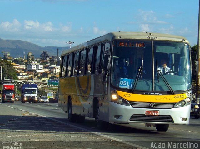 Viação Santa Edwiges 6050 na cidade de Belo Horizonte, Minas Gerais, Brasil, por Adão Raimundo Marcelino. ID da foto: 5198514.