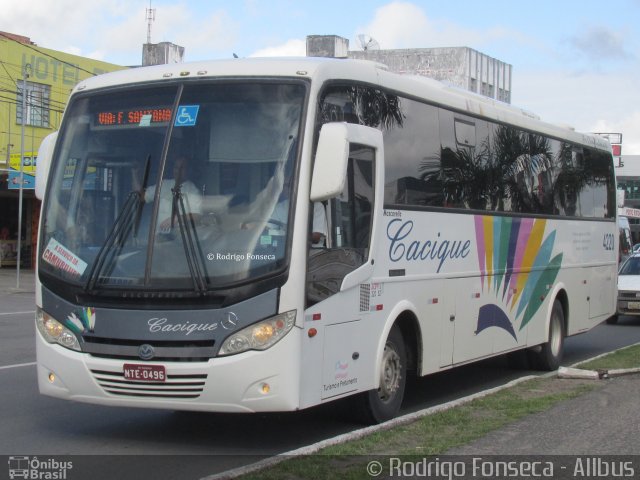 Cacique Transportes 4220 na cidade de Feira de Santana, Bahia, Brasil, por Rodrigo Fonseca. ID da foto: 5196879.