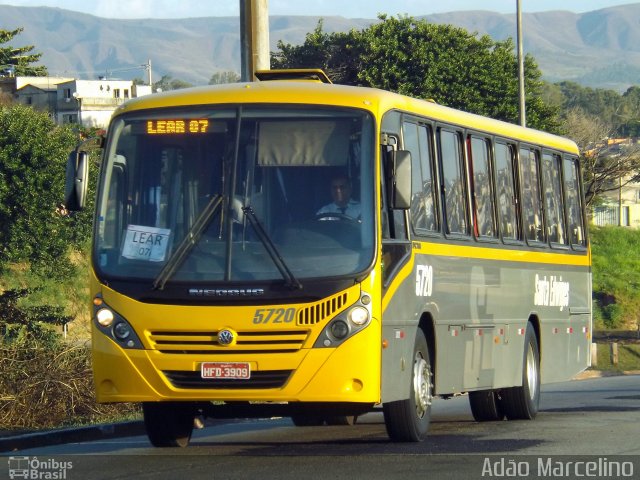 Viação Santa Edwiges 5720 na cidade de Belo Horizonte, Minas Gerais, Brasil, por Adão Raimundo Marcelino. ID da foto: 5198527.