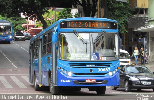 Viação Zurick 30667 na cidade de Belo Horizonte, Minas Gerais, Brasil, por Daniel Carlos  Avelar Rocha. Número da foto: #5198769.