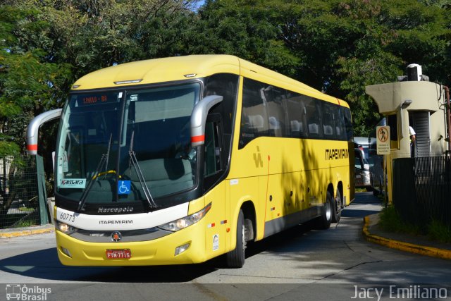 Viação Itapemirim 60773 na cidade de São Paulo, São Paulo, Brasil, por Jacy Emiliano. ID da foto: 5198989.