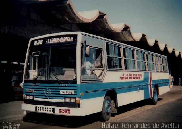 Auto Viação Jabour 86106 na cidade de Rio de Janeiro, Rio de Janeiro, Brasil, por Rafael Fernandes de Avellar. ID da foto: 5197538.