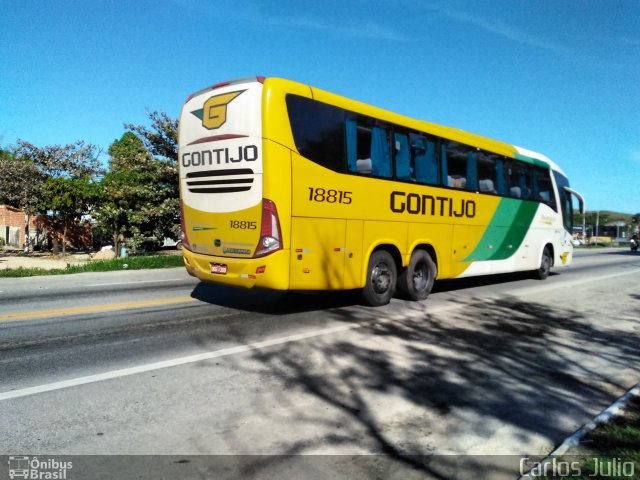 Empresa Gontijo de Transportes 18815 na cidade de Casimiro de Abreu, Rio de Janeiro, Brasil, por Carlos Julio. Número da foto: #5200191.