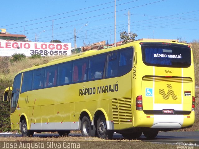 Rápido Marajó 70802 na cidade de Gama, Distrito Federal, Brasil, por José Augusto da Silva Gama. ID da foto: 5200182.