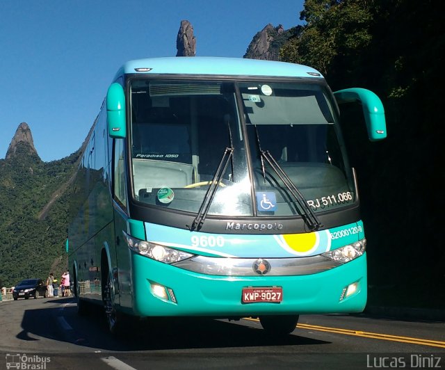Doce Rio Fretamento e Turismo 9600 na cidade de Teresópolis, Rio de Janeiro, Brasil, por Lucas Diniz. Número da foto: #5199862.