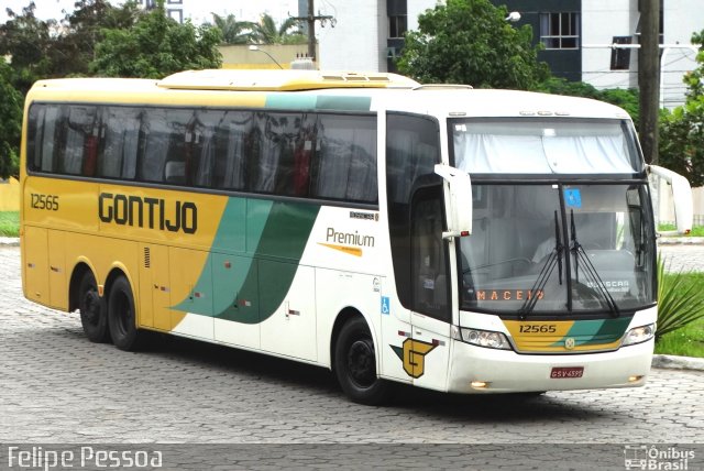 Empresa Gontijo de Transportes 12565 na cidade de Campina Grande, Paraíba, Brasil, por Felipe Pessoa de Albuquerque. ID da foto: 5201104.