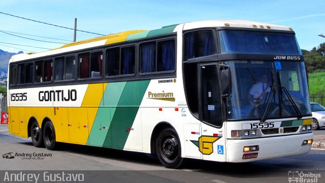 Empresa Gontijo de Transportes 15535 na cidade de Belo Horizonte, Minas Gerais, Brasil, por Andrey Gustavo. ID da foto: 5200249.