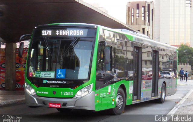 Viação Gato Preto 1 2553 na cidade de São Paulo, São Paulo, Brasil, por Caio  Takeda. Número da foto: #5199973.