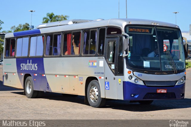 Stadtbus 323 na cidade de Santa Cruz do Sul, Rio Grande do Sul, Brasil, por Matheus Etges. ID da foto: 5200780.