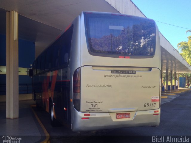 Rápido Campinas 69887 na cidade de Botucatu, São Paulo, Brasil, por Gabriel dos Santos Almeida. Número da foto: #5200265.