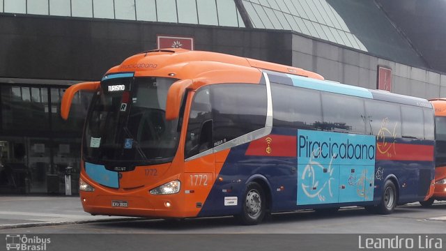 Viação Piracicabana 1772 na cidade de São Paulo, São Paulo, Brasil, por Leandro Lira. Número da foto: #5200371.