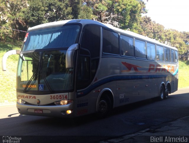 Expresso de Prata 360514 na cidade de Botucatu, São Paulo, Brasil, por Gabriel dos Santos Almeida. Número da foto: #5200247.