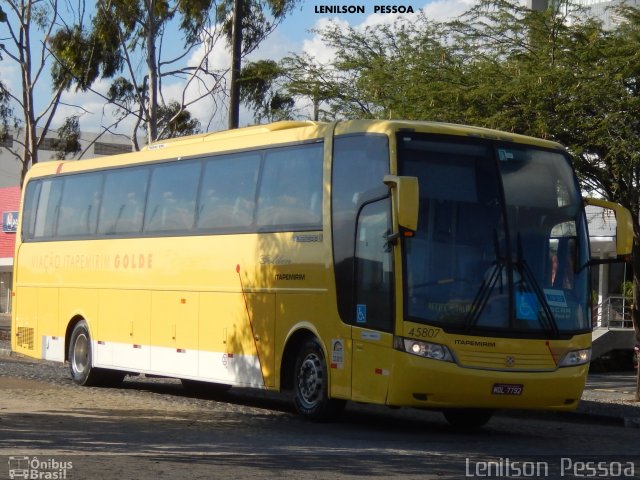 Viação Itapemirim 45807 na cidade de Caruaru, Pernambuco, Brasil, por Lenilson da Silva Pessoa. Número da foto: #5199575.