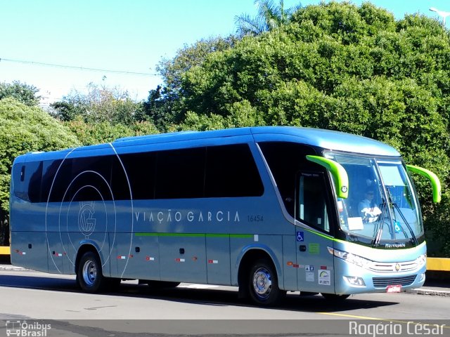 Viação Garcia 16454 na cidade de Londrina, Paraná, Brasil, por Rogério César. Número da foto: #5201797.